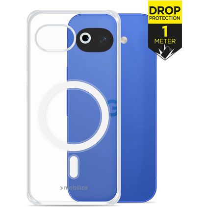 Mobilize Naked Protection Doorzichtig Google Pixel 10a MagSafe Hoesje Hardcase Backcover Shockproof - Transparant