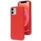 Mobiparts iPhone 12 Siliconen Hoesje Backcover - Scarlet Red