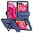 Mobigear Armor Ring Motorola Razr 50 Hoesje Hardcase Backcover Shockproof met Ringhouder - Blauw