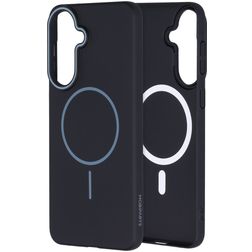 Mobiparts Slim Line Samsung Galaxy A57 MagSafe Hoesje Hardcase Backcover - Onyx Black