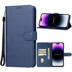 Mobigear Wallet iPhone 15 Pro Max Hoesje Bookcase Portemonnee - Blauw