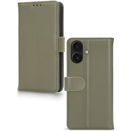 Mobilize Premium Gelly iPhone 17 Hoesje Bookcase Portemonnee - Groen