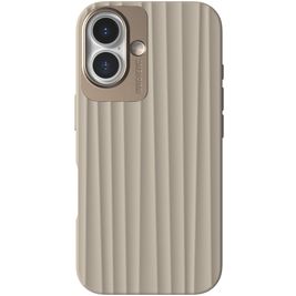 Nudient Bold iPhone 16 MagSafe Hoesje Hardcase Backcover - Linen Beige