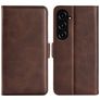 Mobigear Slim Magnet Samsung Galaxy S23 FE Hoesje Bookcase Portemonnee - Bruin