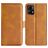 Mobigear Slim Magnet Motorola Moto E13 Hoesje Bookcase Portemonnee - Cognac