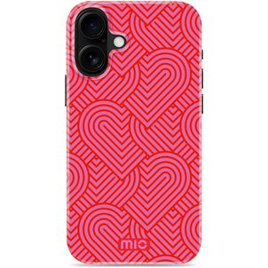 MIO iPhone 16 Plus MagSafe Hoesje Hardcase Backcover - Wild Hearts