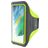 Mobiparts Comfort Fit Telefoonhouder Hardlopen Samsung Galaxy S21 FE Sport Hoesje Neopreen Sportarmband - Neon Green