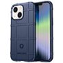 Mobigear Rugged Shield iPhone 14 Plus Hoesje Flexibel TPU Backcover Shockproof - Blauw