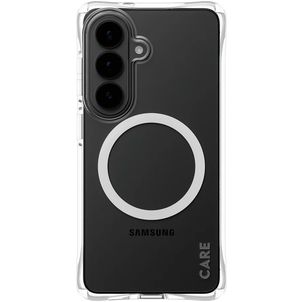 CARE by PanzerGlass Fashionable Doorzichtig Samsung Galaxy S26 Siliconen MagSafe Hoesje Backcover - Transparant