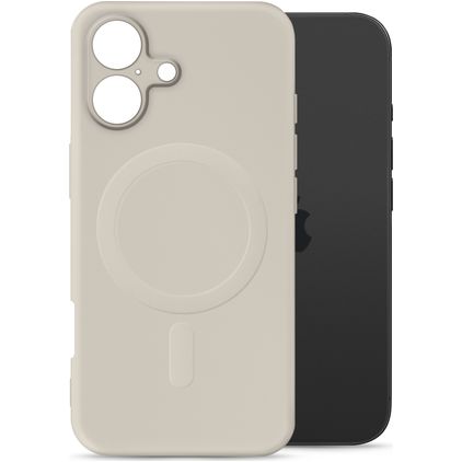 My Style Protective Flex iPhone 17 MagSafe Hoesje Flexibel TPU Backcover - Antique White
