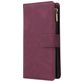 Mobigear Zipper Samsung Galaxy Note 10 Lite Hoesje Bookcase Portemonnee - Rood