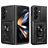Mobigear Armor Ring Cam Slide Samsung Galaxy Z Fold 8 Ultra Hoesje Hardcase Backcover Shockproof met Ringhouder en Camera Slider - Zwart