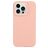 Mobigear Colors iPhone 14 Pro Max Hoesje Flexibel TPU Backcover - Pastelroze