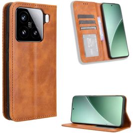 Mobigear Sensation Xiaomi 15 Hoesje Bookcase Portemonnee - Bruin