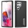 Mobigear Rugged Stand Samsung Galaxy S23 Ultra Hoesje Hardcase Backcover Shockproof met Standaard - Zwart