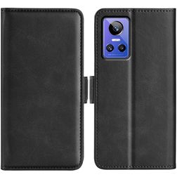 Mobigear Slim Magnet Realme GT Neo 3 Hoesje Bookcase Portemonnee - Zwart