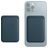 Mobigear Wallet Pasjeshouder - 3 Pasjes - MagSafe Compatible - Blauw
