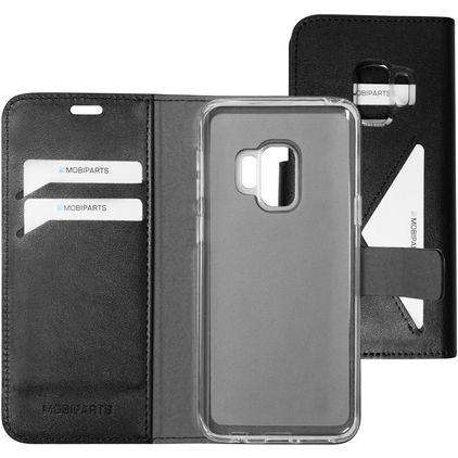 Mobiparts Classic Wallet Samsung Galaxy S9 Hoesje Bookcase Portemonnee - Zwart