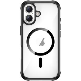 Valenta Full Cover Doorzichtig iPhone 17 MagSafe Hoesje Gehard Glas Backcover Shockproof - Transparant