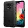 Mobigear Rugged Shield LG K50s Hoesje Flexibel TPU Backcover Shockproof - Zwart