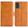 Mobigear Slim Magnet Motorola Moto E32s Hoesje Bookcase Portemonnee - Cognac