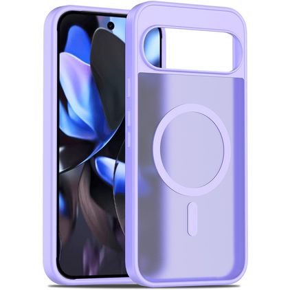 Mobigear Shockproof Google Pixel 10 Pro XL MagSafe Hoesje Hardcase Backcover - Paars