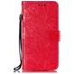 Mobigear Flowers Xiaomi Mi A3 Hoesje Bookcase Portemonnee - Rood