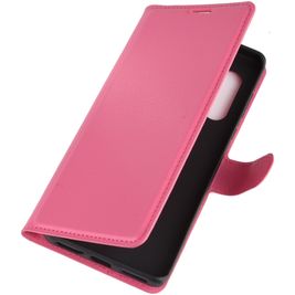 Mobigear Classic Motorola Edge Plus Hoesje Bookcase Portemonnee - Magenta