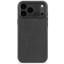 Decoded iPhone 17 Pro Max Hoesje Echt Leer Backcover Shockproof - Zwart