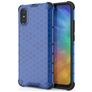 Mobigear Honeycomb Xiaomi Redmi 9A Hoesje Hardcase Backcover Shockproof - Blauw