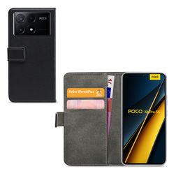 Mobilize Classic Gelly Wallet POCO X6 Pro Hoesje Bookcase Portemonnee - Zwart