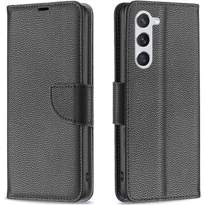 Mobigear Excellent Samsung Galaxy S23 Hoesje Bookcase Portemonnee - Zwart