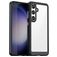 Mobigear Crystal Samsung Galaxy S24 Hoesje Hardcase Backcover - Transparant / Zwart
