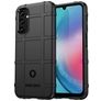 Mobigear Rugged Shield Samsung Galaxy S23 FE Hoesje Flexibel TPU Backcover Shockproof - Zwart