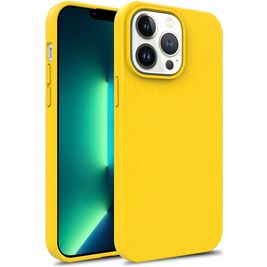 Mobigear Bio iPhone 15 Hoesje Eco Friendly Backcover - Geel