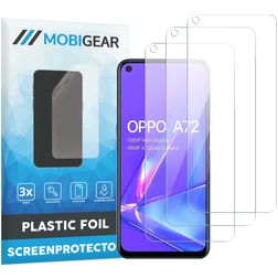 Mobigear OPPO A72 Screenprotector Folie - Case Friendly (3-Pack)
