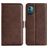 Mobigear Slim Magnet Nokia G21 Hoesje Bookcase Portemonnee - Bruin