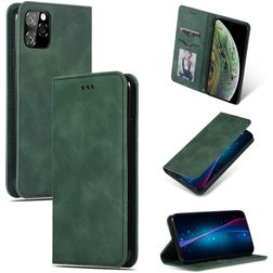 Mobigear Retro Slim iPhone 11 Pro Hoesje Bookcase - Groen