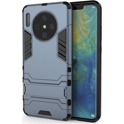 Mobigear Armor Stand Huawei Mate 30 Hoesje Hardcase Backcover Shockproof met Standaard - Marineblauw