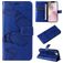 Mobigear Butterfly iPhone 16e Hoesje Bookcase Portemonnee - Blauw