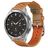 Mobigear Loop Nylon Smartwatch Bandje Gespsluiting - Universeel 22 mm connector - Oranje