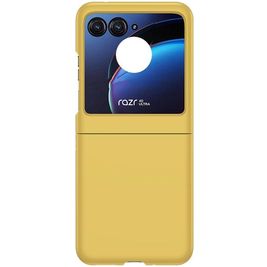 Mobigear Colors Motorola Razr 50 Hoesje Hardcase Backcover - Geel