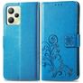 Mobigear Clover Realme C35 Hoesje Bookcase Portemonnee - Blauw