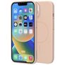 Mobiparts Slim Line iPhone 15 MagSafe Hoesje Hardcase Backcover - Dune Sand