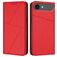 Mobigear Frosted Flip iPhone Air Hoesje Bookcase Portemonnee - Rood