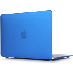 Mobigear Matte MacBook 12 Inch (2015-2017) Hoes Hardshell Laptopcover MacBook Case - Donkerblauw - Model A1534