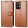 Mobigear Snap Button Realme GT2 Pro Hoesje Bookcase Portemonnee - Bruin