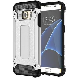 Mobigear Outdoor Samsung Galaxy S7 Edge Hoesje Hardcase Backcover Shockproof - Zilver