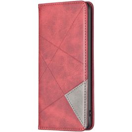 Mobigear Rhombus Slim OPPO Find X5 Lite Hoesje Bookcase - Rood