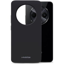 Mobilize Rubber Gelly Xiaomi Redmi 14C Hoesje Flexibel TPU Backcover - Zwart